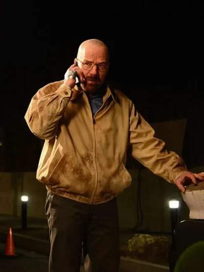 Bryan Cranston Breaking Bad S05 Walter White Brown Jacket