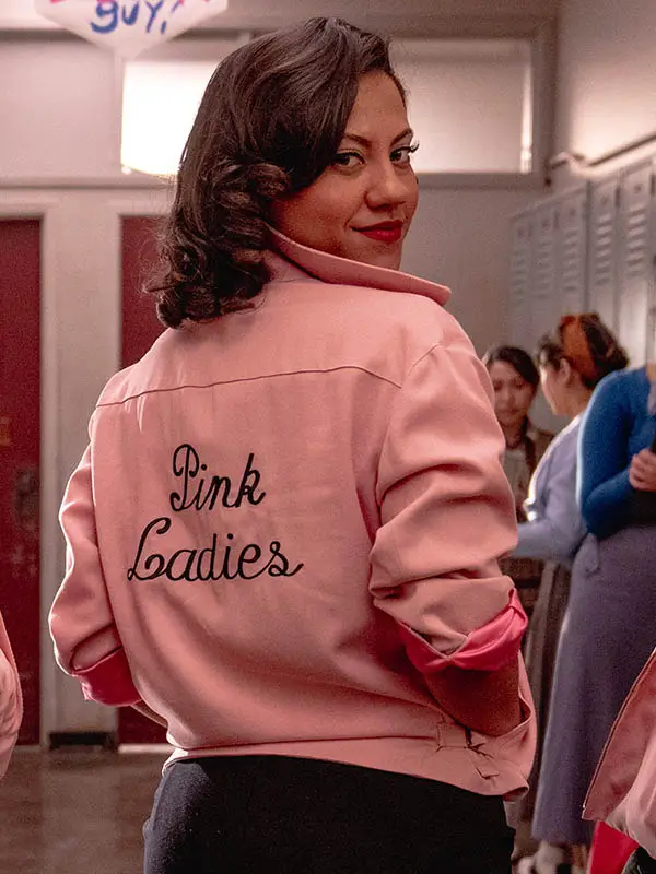 Pink ladies 2025 leather jacket grease