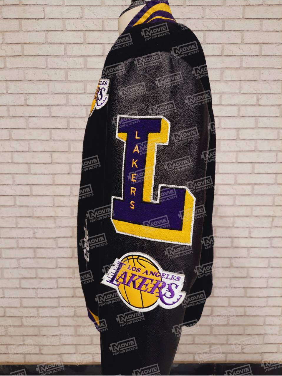 La Lakers Mash Up Capsule Varsity Jacket