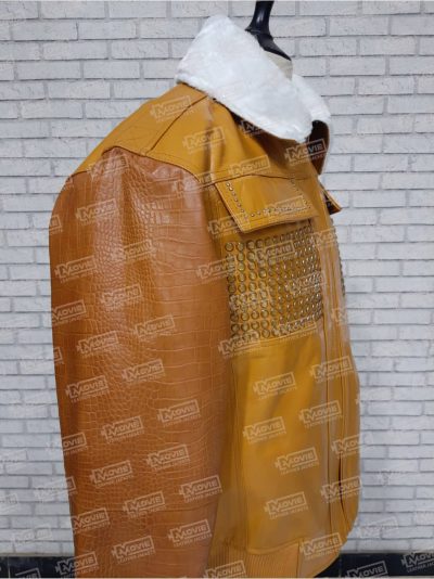 Pelle Pelle MB Bomber Yellow Leather Jacket