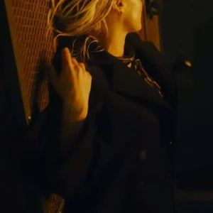 Synnøve Macody Lund Saw X 2023 Cecilia Pederson Black Wool Coat