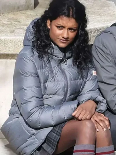 Olivia Hanan Sex Education Puffer Coat