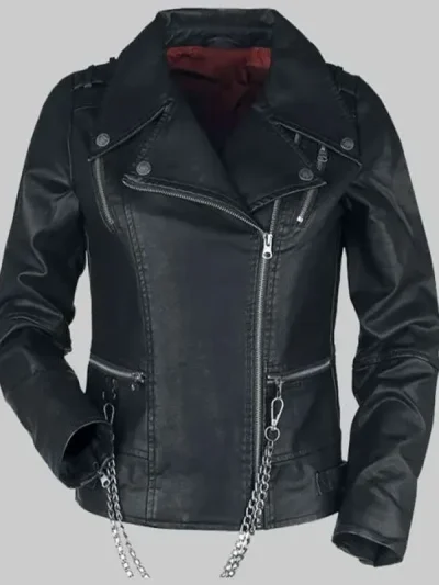 Hellfire Club Stranger Things Black Leather Jacket