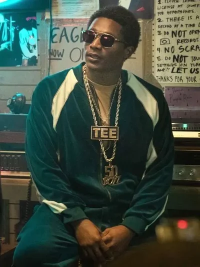 Black Mafia Family Terry Flenory Green Jacket