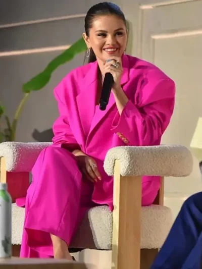 Selena Gomez Universal Music Group Pink Suit