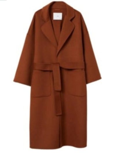 Gen V S01 Shelley Conn Brown Belted Coat