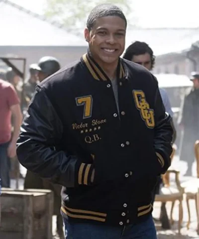 Cyborg Justice League Letterman Varsity Jacket