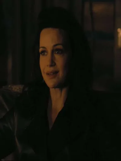 Madeline Usher The Fall of the House of Usher S01 Leather Coat