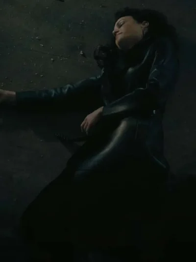 Madeline Usher The Fall of the House of Usher S01 Leather Coat