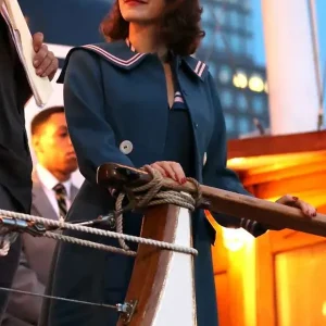 The Marvelous Mrs. Maisel S05 Miriam Maisel Blue Trench Coat