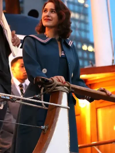 The Marvelous Mrs. Maisel S05 Miriam Maisel Blue Trench Coat