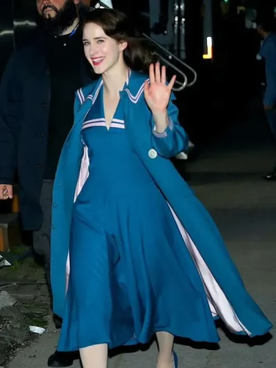 The Marvelous Mrs. Maisel S05 Miriam Maisel Blue Trench Coat