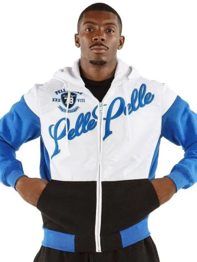 Pelle Pelle Mens 1978 Multicolor Hooded Jacket