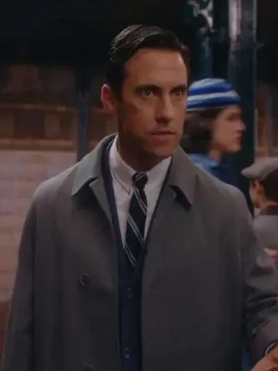 Milo Ventimiglia The Marvelous Mrs. Maisel S05 Grey Coat