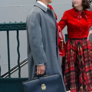Milo Ventimiglia The Marvelous Mrs. Maisel S05 Grey Coat