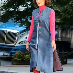 Miriam Maisel The Marvelous Mrs. Maisel S05 Blue Vest