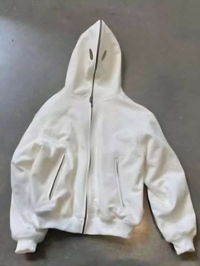 Yeezy Season 9 Kanye West’s White Unisex Pullover Hoodie