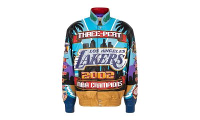 Los Angeles Lakers Three-Peat NBA Champions Leather Jacket