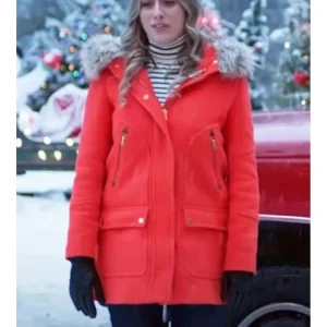 Marlie Collins Just Like a Christmas Movie Red Parka