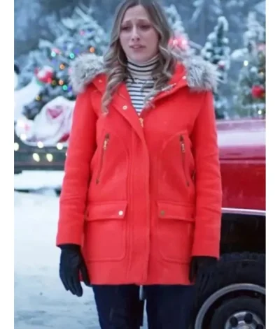 Marlie Collins Just Like a Christmas Movie Red Parka