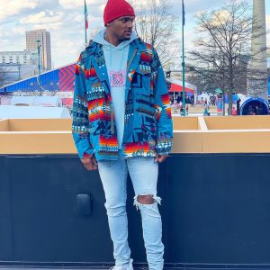 Deshaun Watson Blue Cotton Jacket
