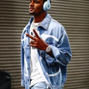 Deshaun Watson Blue Denim Jacket