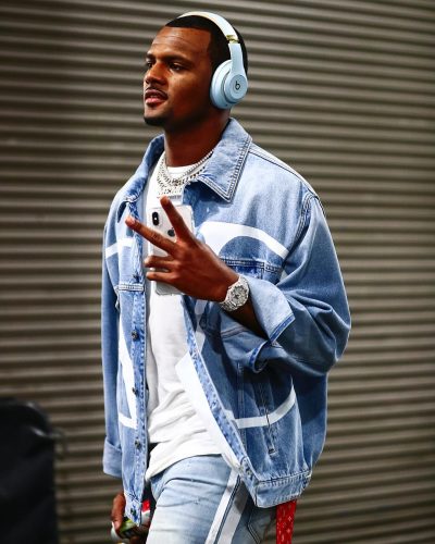 Deshaun Watson Blue Denim Jacket