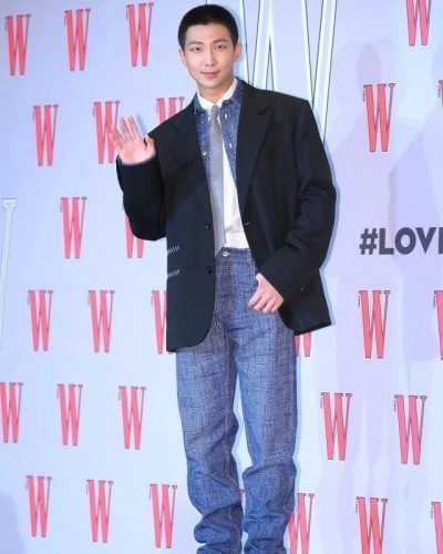 BTS Rapper RM Love Your W Blazer