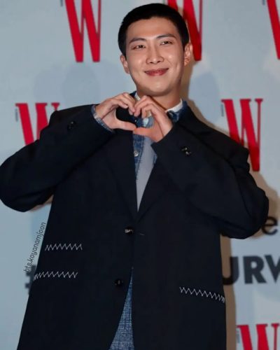 BTS Rapper RM Love Your W Blazer