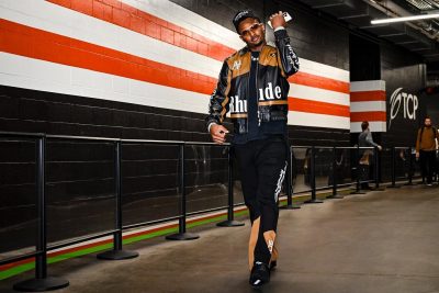 Deshaun Watson Rhude x Lamborghini Black Leather Jacket