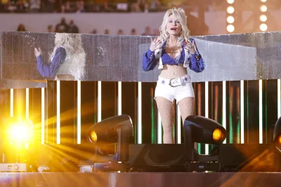 Dolly Parton Dallas Cowboys Thanksgiving Game Halftime Vest
