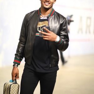 Deshaun Watson Black Leather Varsity Jacket