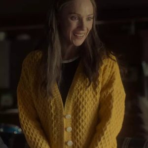 Dorothy ‘Dot’ Lyon TV Series Fargo S05 Juno Temple Textured Cardigan