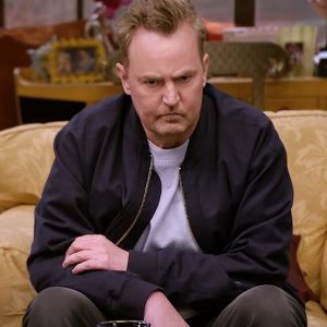Matthew Perry Friends The Reunion Black Jacket