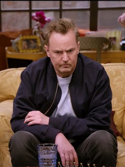 Matthew Perry Friends The Reunion Black Jacket
