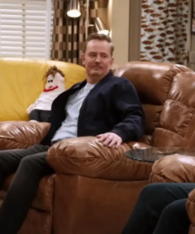 Matthew Perry Friends The Reunion Black Jacket