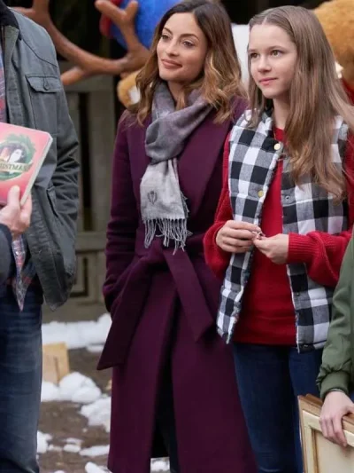 Erica Cerra Mystery on Mistletoe Lane 2023 Wool Coat