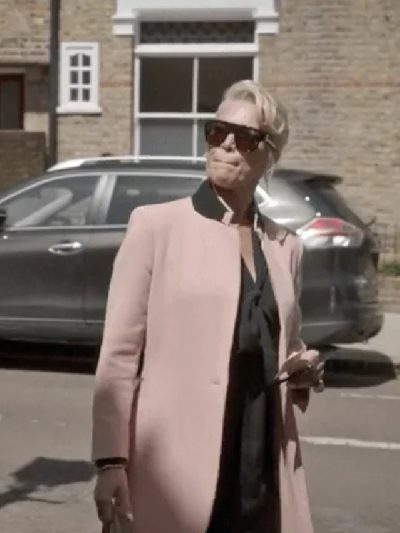Rebecca Welton Ted Lasso S3 Pink Coat