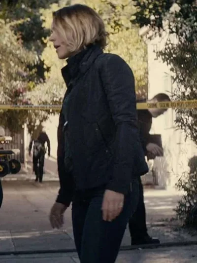 Ani Bezzerides True Detective S02 Black Quilted Jacket