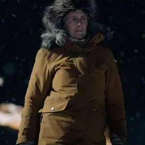 Rose Aguineau True Detective S04 Brown Hooded Jacket