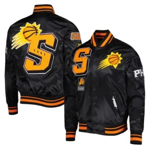 Mash Up Capsule Phoenix Suns Black Satin Jacket