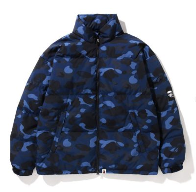 Lil Durk Smurk Carter Bape Camo Puffer Jacket