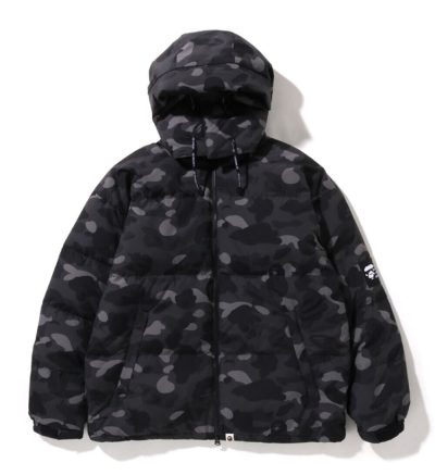 Lil Durk Smurk Carter Bape Camo Puffer Jacket