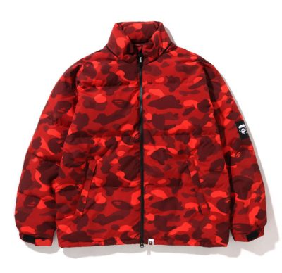 Lil Durk Smurk Carter Bape Camo Puffer Jacket