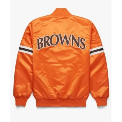 Deshaun Watson Cleveland Browns NFL Orange Varsity Jacket