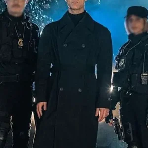 Berlin S01 Pedro Alonso Black Coat