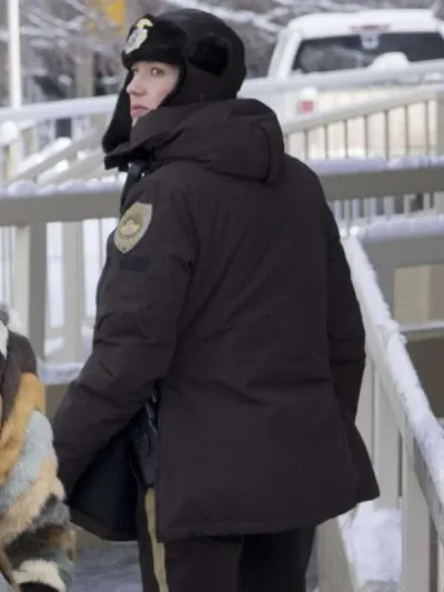 Gloria Burgle Fargo Brown Hooded Jacket
