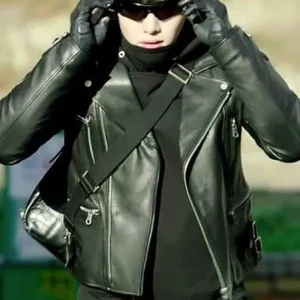 Seo Jung-Hoo Healer Leather Biker Jacket