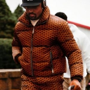 Jalen Hurts Monday Night Football Arriving Puffer Jacket
