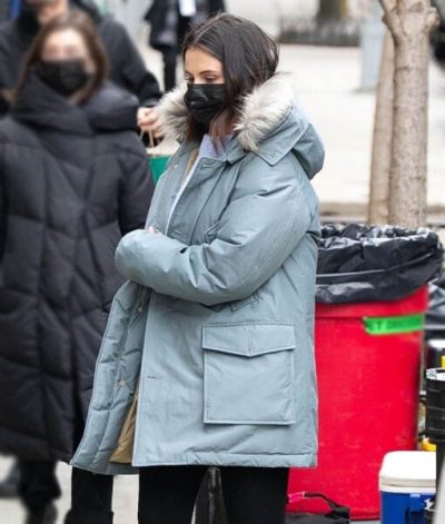 Only Murders In The Building S02 Selena Gomez Blue Coat